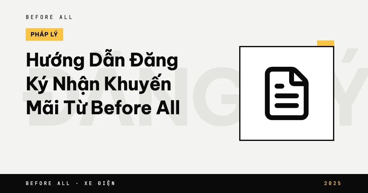 Hướng Dẫn Đăng Ký Nhận Khuyến Mãi Từ Before All
