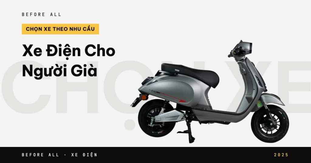 Xe Điện Cho Người Già: Có Phù Hợp Không, Chọn Xe Nào?