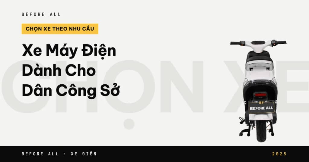 Xe Máy Điện Dành Cho Dân Công Sở - Thanh Lịch, Tiết Kiệm